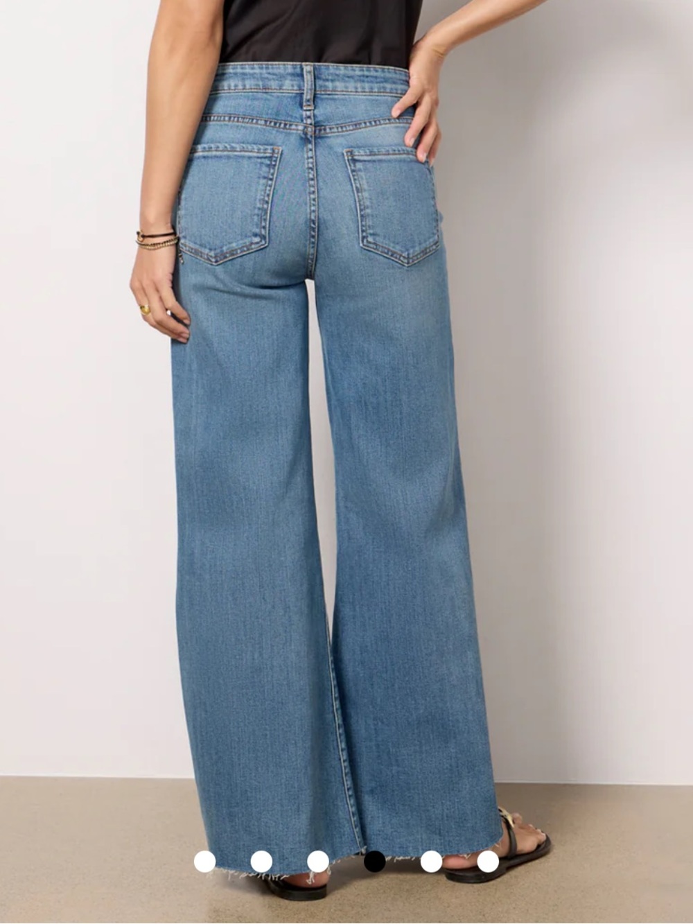 KUT FROM THE KLOTH Ryan Fab Ab Super Wide Leg Jean Size 6 - Picture 2 of 13